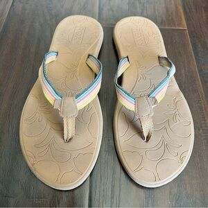 Roxy Women's Brown Flip Flop Sandals Size Fits 11